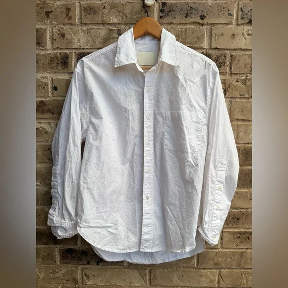 Citizens Of Humanity White Button Down Shirt - Picture 1 of 12